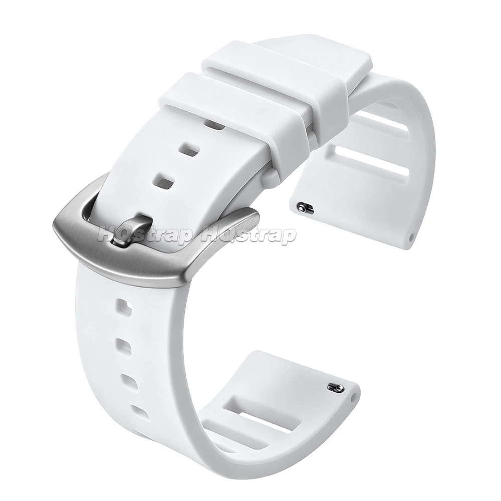 Waterproof Sport Silicone Watch Strap - Quick Release Soft Bracelet Replacement
