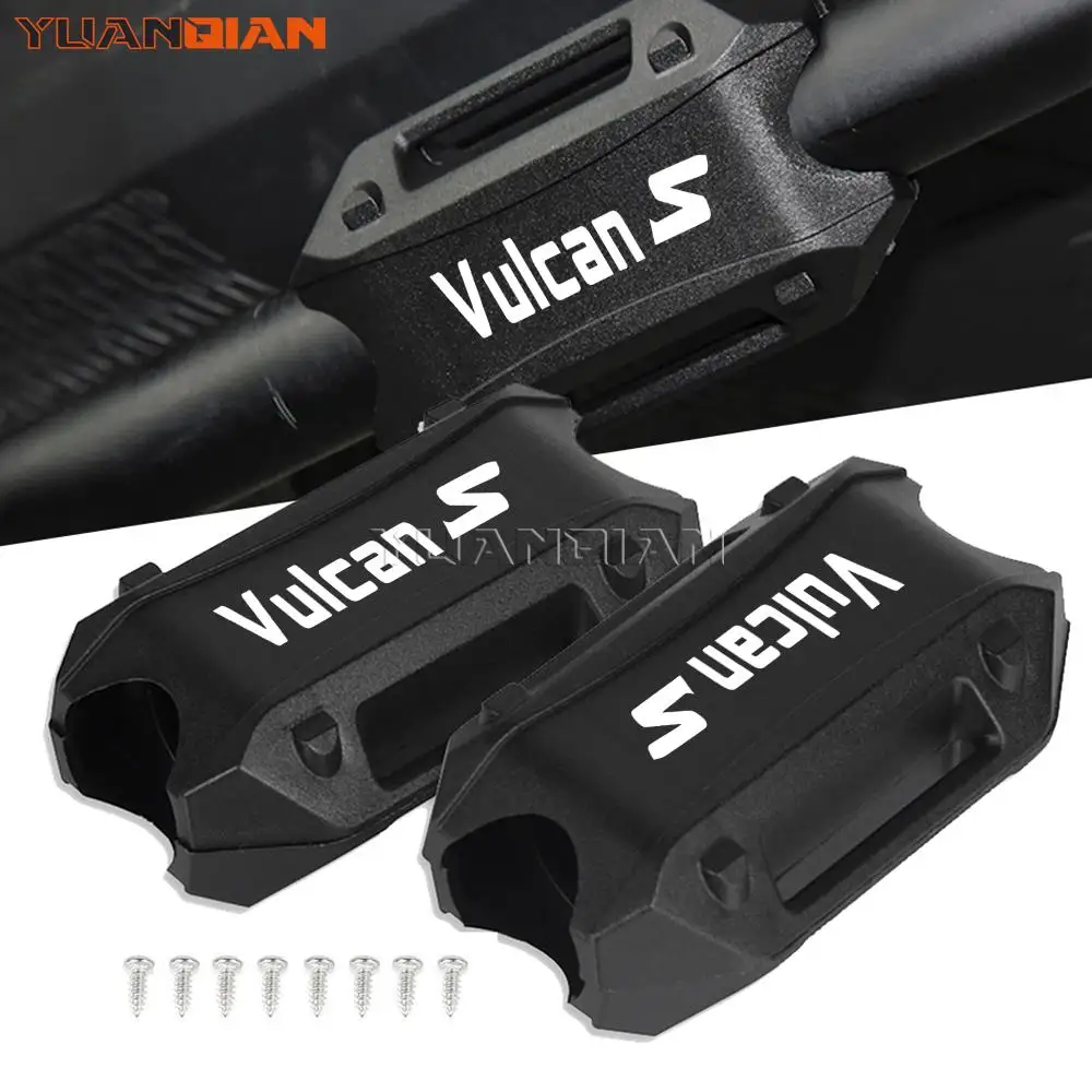

For Kawasaki Vulcan S 650 VN650 VULCANS 2015-2020 2021 2022 2023 Motorcycle 25mm Crash Bar Bumper Engine Guard Protection Block