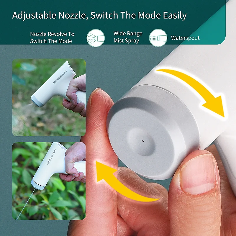 Automatic Watering Sprayer Electric Garden Sprayer Adjustable Flow Rechargeable 900ML