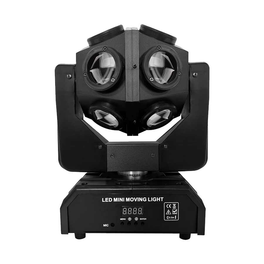 

Professional Disco Ball Light 4 in 1 LED Beam Moving Head Football Light RGBW Beam DJ Nightclub Party Performance Stage Lighting