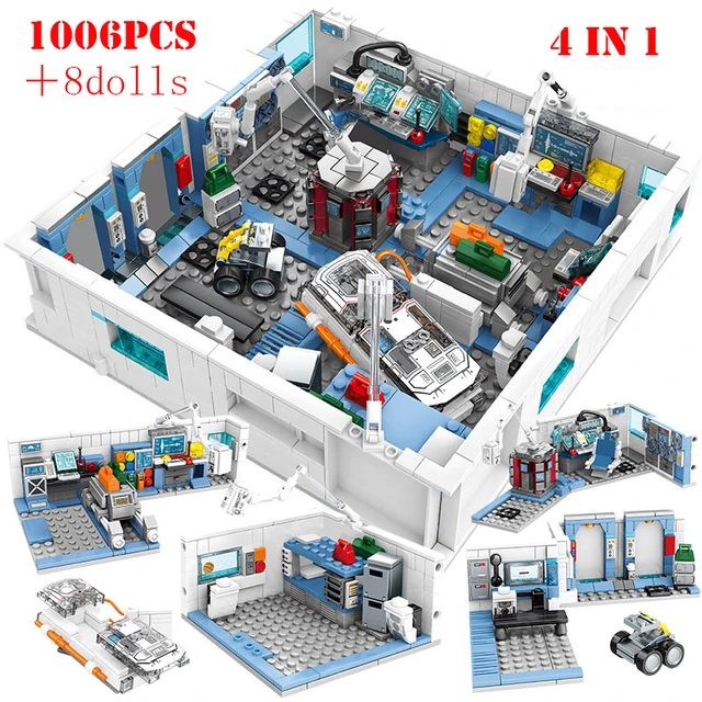 4 in 1 Wandering Earth Space Station Building Blocks: Inspiring Imagination and Developing Intelligence
