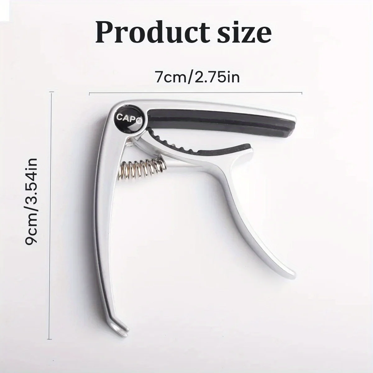 1pc Aluminum Alloy Guitar Capo Quick Change Capo for Acoustic Electric Guitar Precise Tuning & Easy Clamp Durable