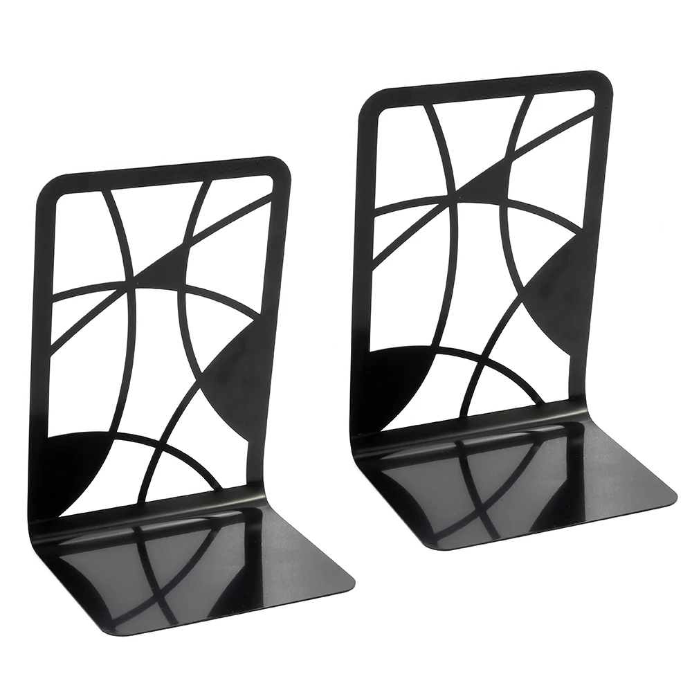 Book Ends for Shelves Bookend for Heavy Books Iron Bookend Organizer Book Home Bookend Book rack Iron Book Ends Holder Stand 4