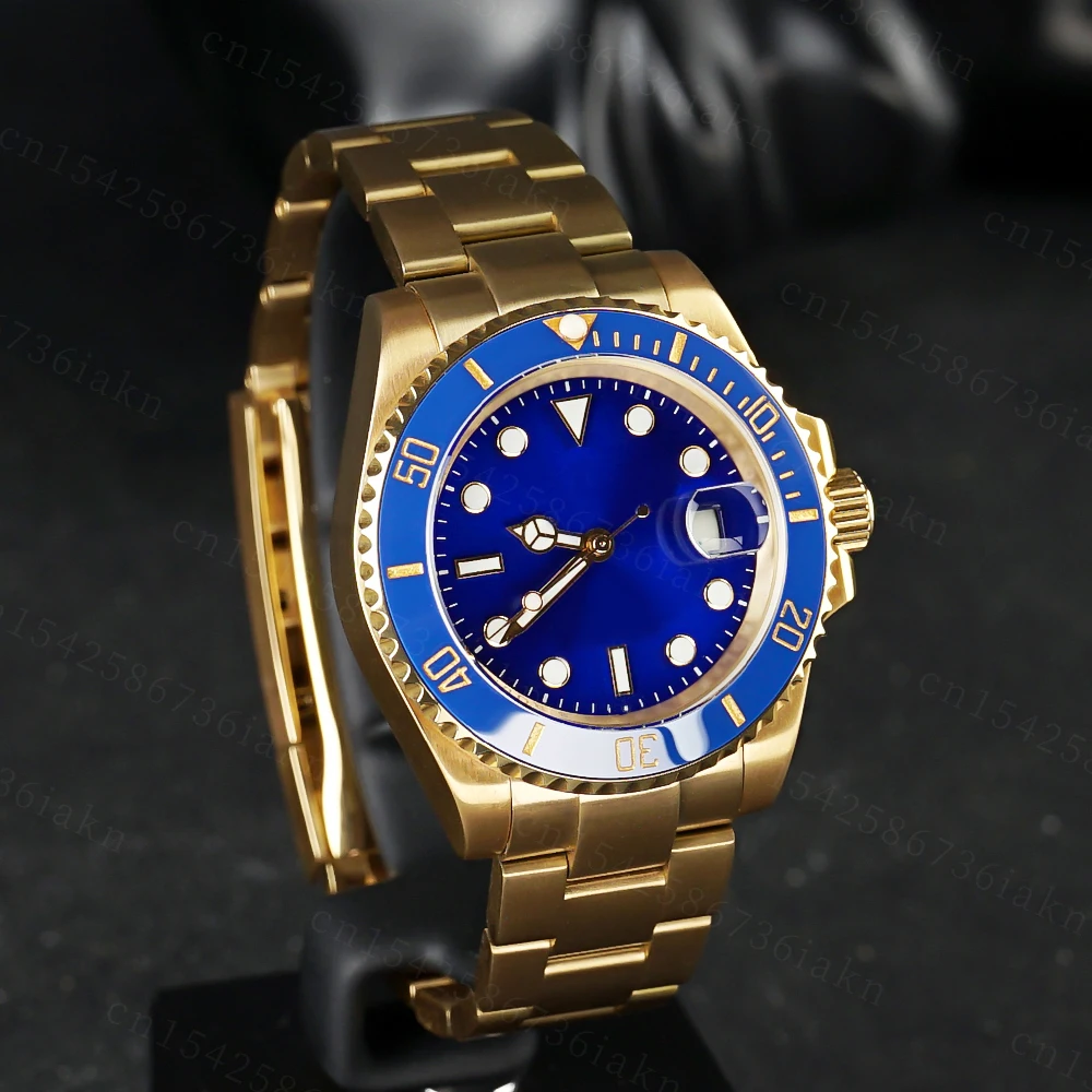 2022 Fashion New 40mm Men's Leisure Sports Sapphire Mirror Stainless Steel Material Waterproof Automatic Mechanical Watch