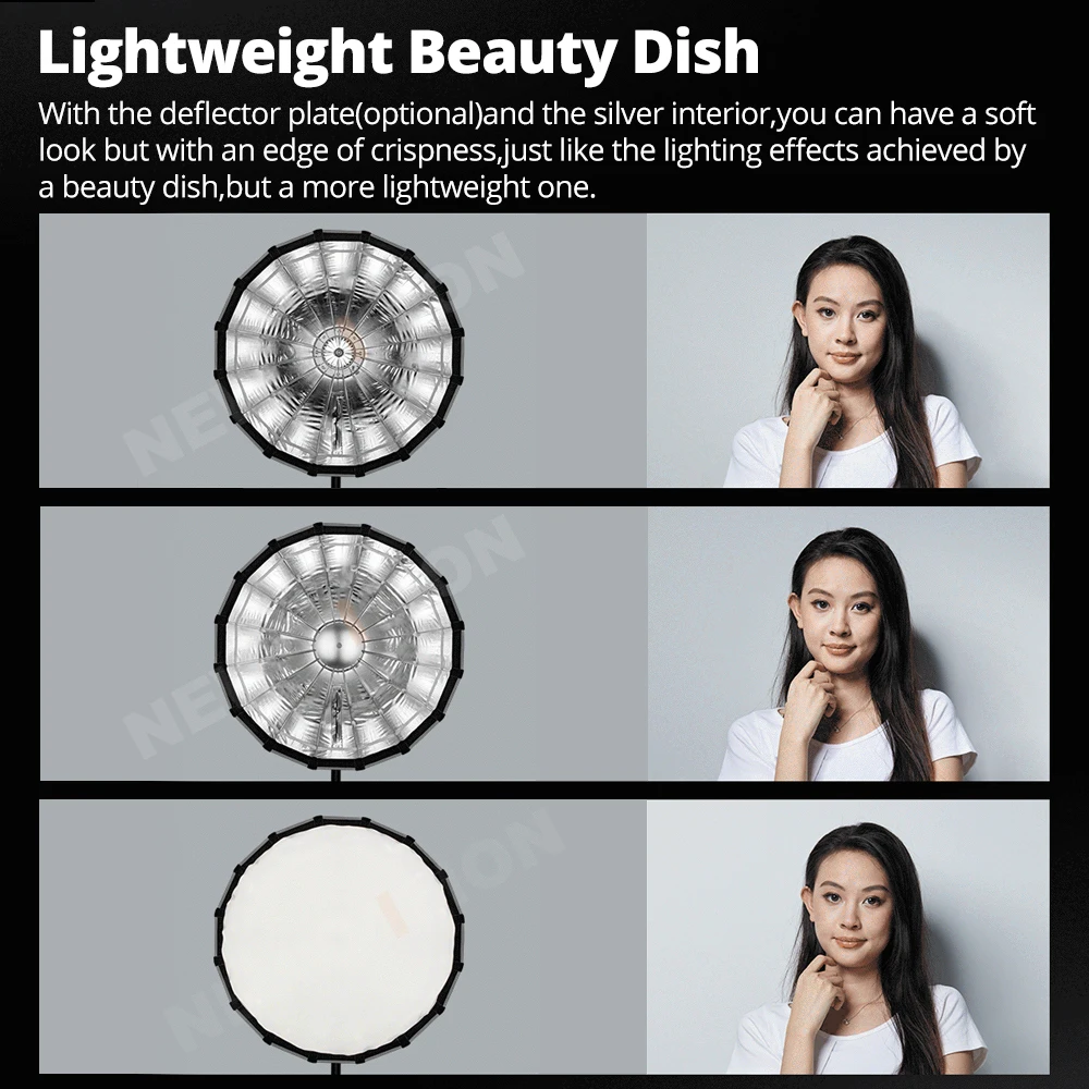 GODOX S65T S85T S120T Umbrella style Quick installation Studio Silver Wide Angle Beauty Dish Honeycomb Grid for Photographic studio light umbrella
