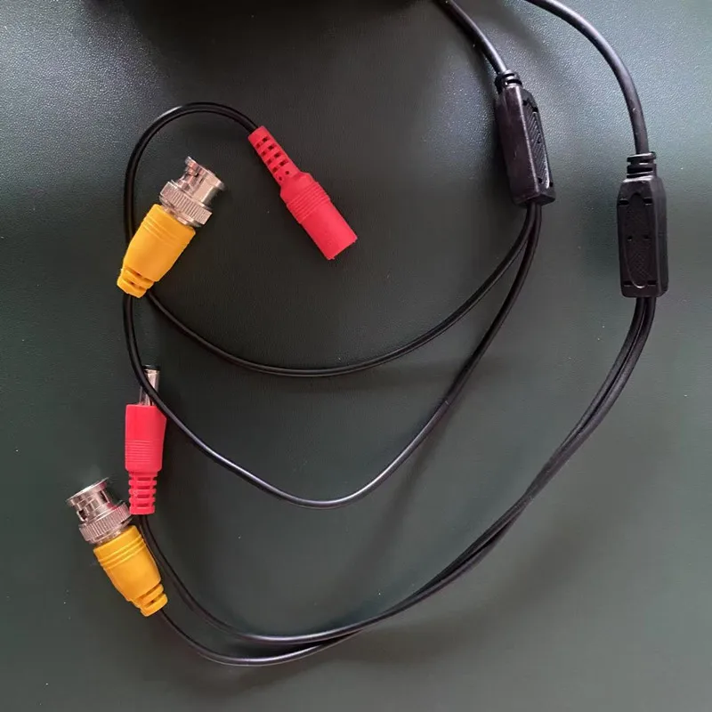 2 in 1 BNC 비디오 케이블 BNC+DC 커넥터 AHD 카메라 연장 케이블 DVR 시스템 보안 감시 카메라용 5M/10M/20M/30M