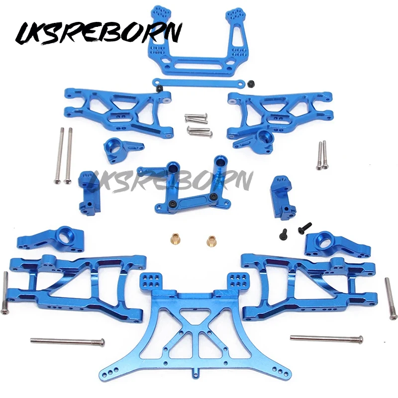 

1 Set Aluminum Alloy Metal Upgrade Chassis Parts Kit For SLASH 2WD 1/10 RC Car Truck Parts Accessories W001