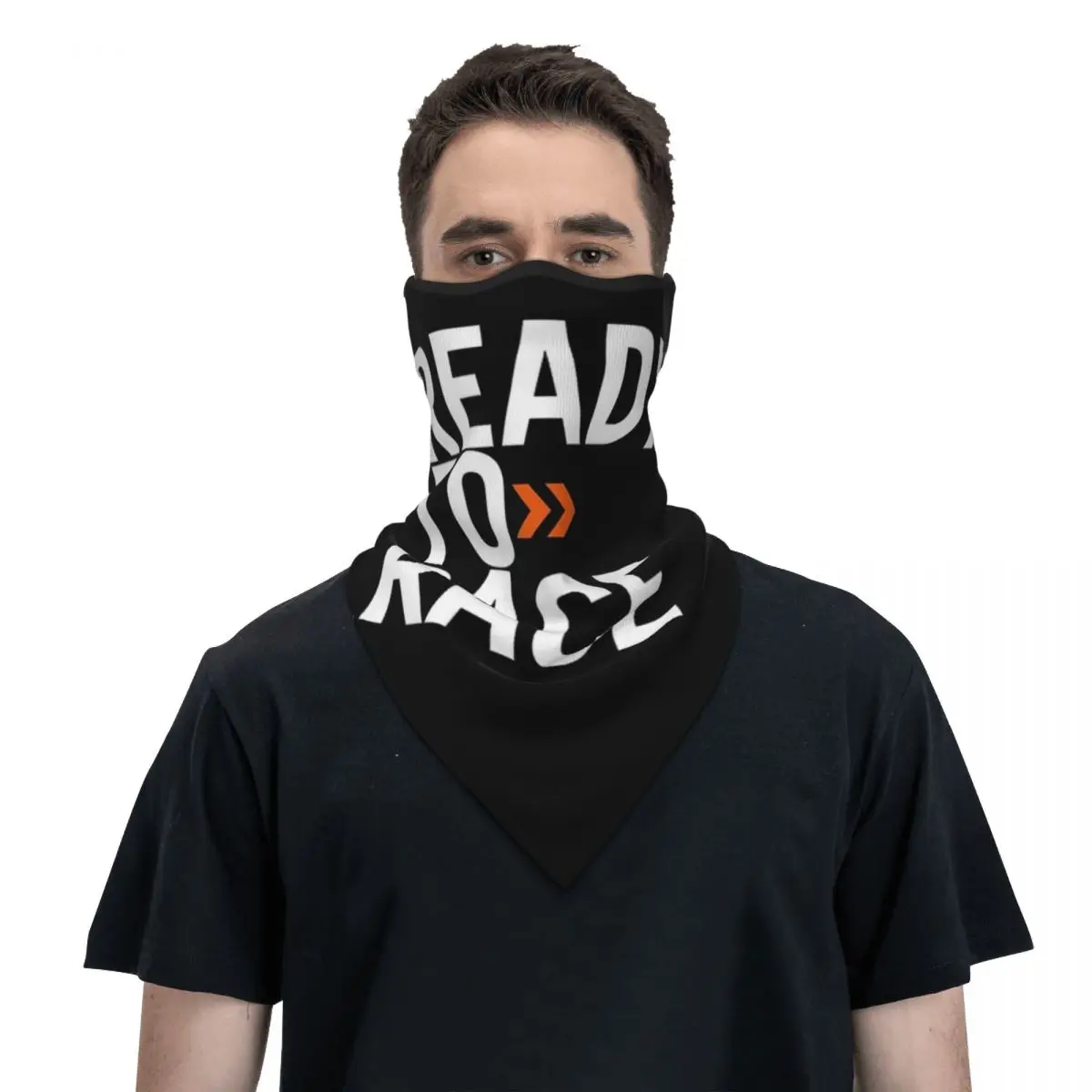 

Ready To Race Neck Gaiter Men Women UV Face Shield Winter Racing Sport Bandana Scarf for Ski
