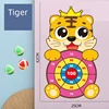 Montessori Dart Board Target Sports Game Toys For Children 4 To 6 Years Old Outdoor Toy Child Indoor Girls Sticky Ball Boys Gift 6