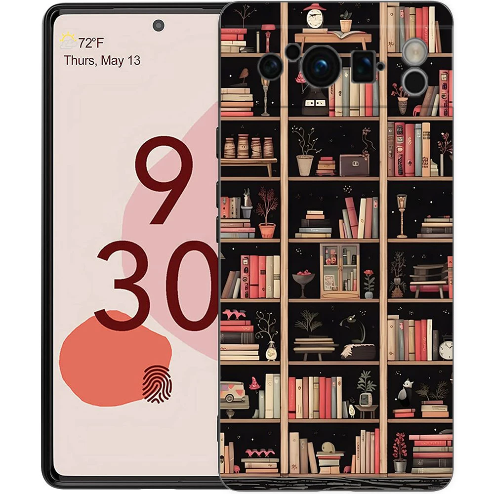 Lesen Sie Bücher Illustration Handyhülle für Google Pixel 9 8 7 6 7A 6A Pro stoßfestes Silikon Soft 9 Pro XL Shell Capas Fundas – Detail 4