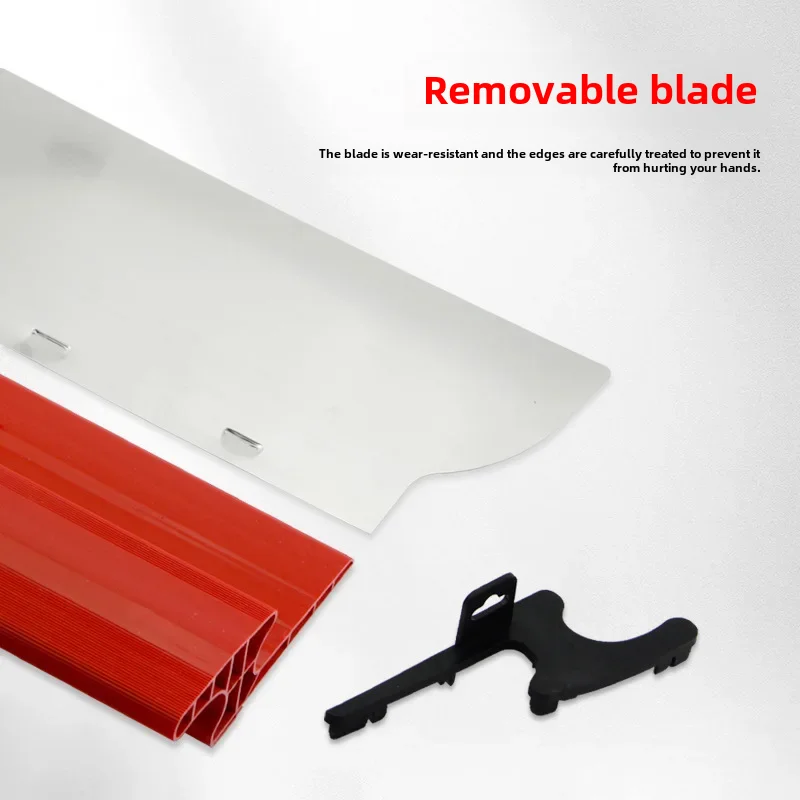 Thickened Stainless Steel Scraper Multi-functional Plaster Trowel For Smearing Paint On Drywall Gray Wall Paint Scraper