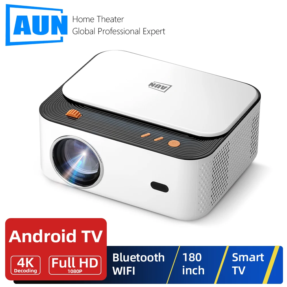【未使用品】Smart Android Cinema Projector AUN Z5S Android Projector Portable Full HD Home Cinema 1080P