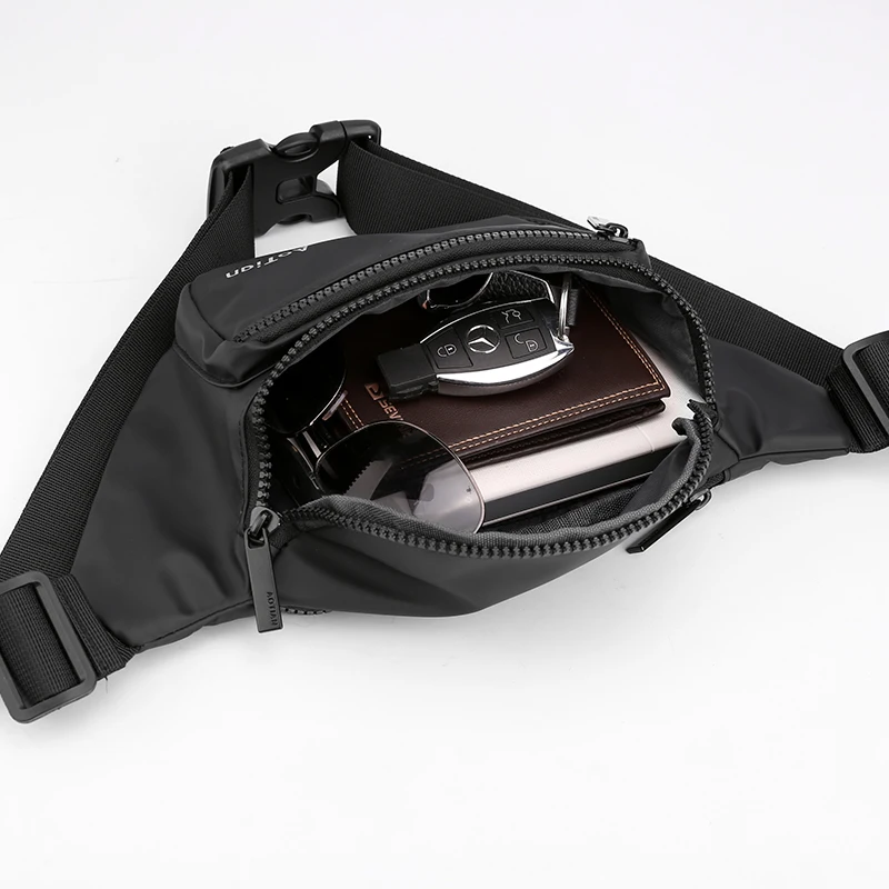 Men's Waist Packs Nylon Man Sports Chest bags Male Shoulder bag Phone boy Teenager Crossbody Bags Money Purse Unisex
