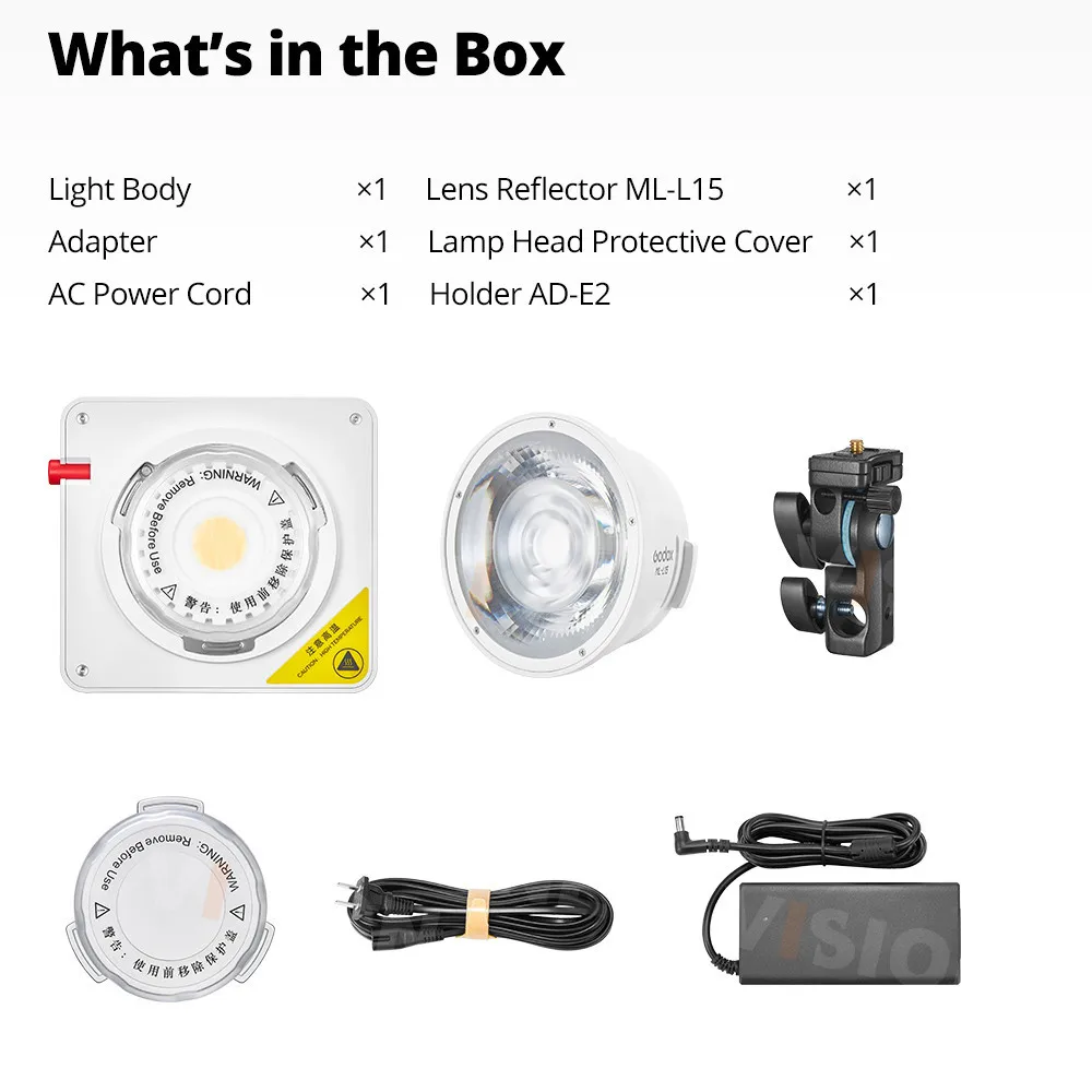 Godox ML100Bi 바이컬러 휴대용 LED 조명 120W 온보드 및 앱 제어 사진 램프(비디오 녹화, 라이브 스트리밍용)