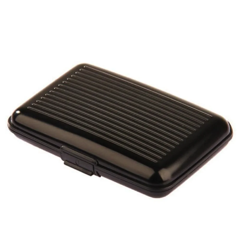 Sleek Waterproof Metal Card Holder Wallet