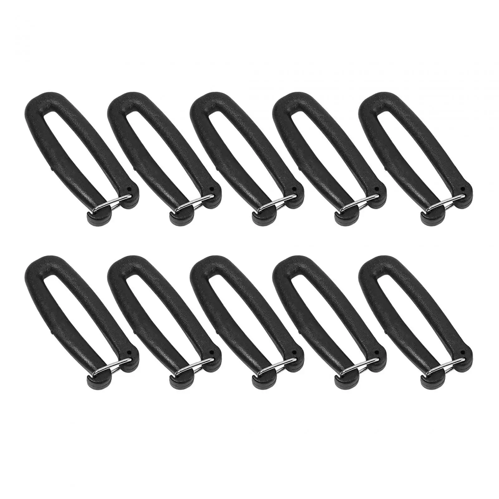 10Pcs Webbing Strap Hook Keys Chain Clip Repair Tools Attachments Webbing Buckle for DIY Fishing Suitcase Outdoor Accessories key chain clip carabiner belt clip