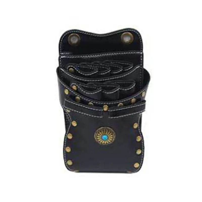 Barber Shears Holster Scissors Holder PU Leather Hairdressing Tool for Cas E74B
