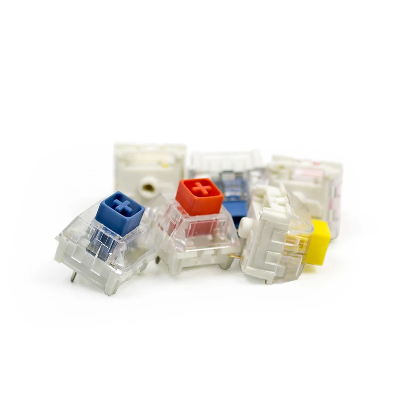 Kailh Box Heavy Switch Burnt Orange Dark Yellow Pale Blue 3Pin Clicky Tactile Linear Switches DIY Mechanical Keyboard RGB |
