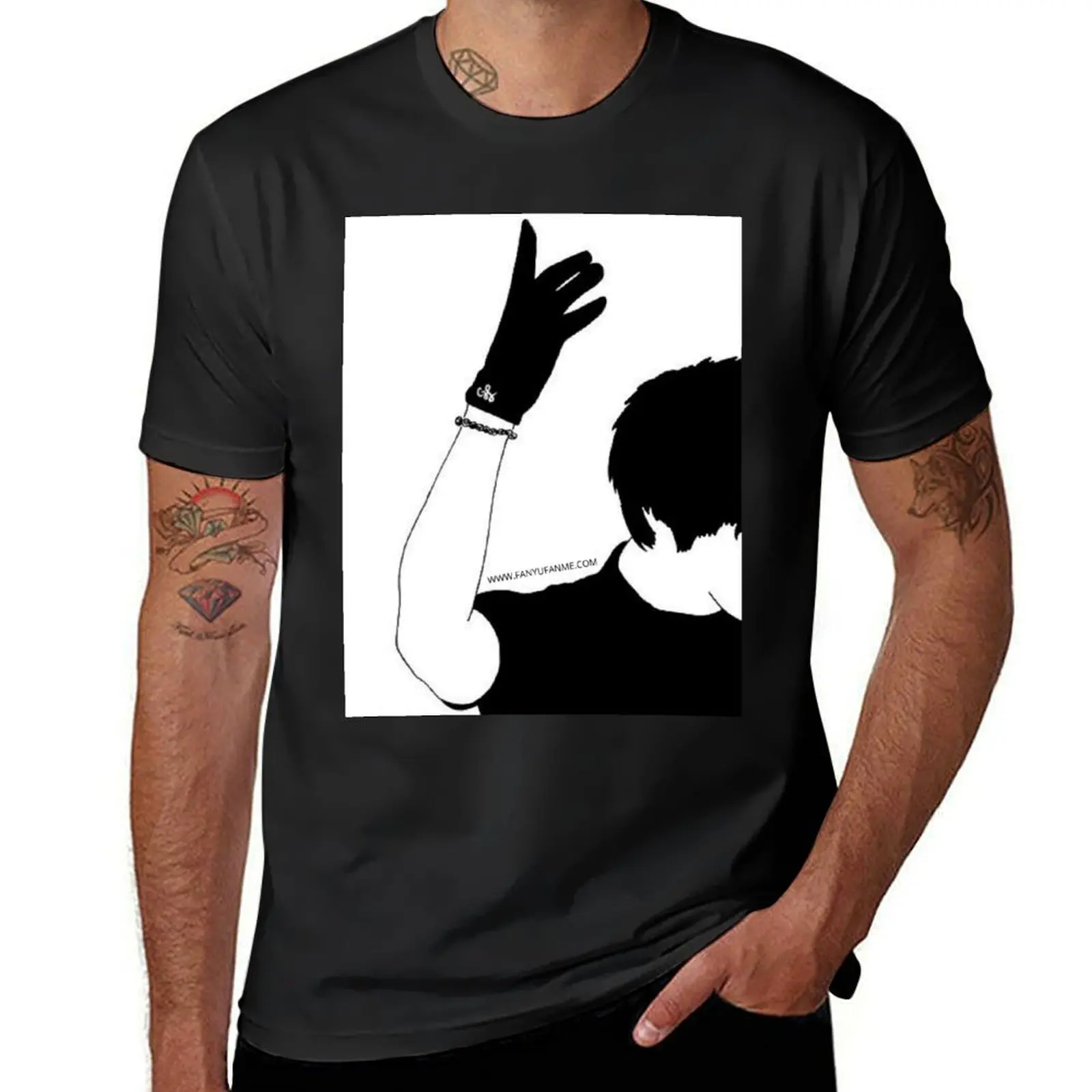 

FanyuFanme - The Glove - Yuzuru Hanyu T-Shirt boys animal print sweat tees mens clothing