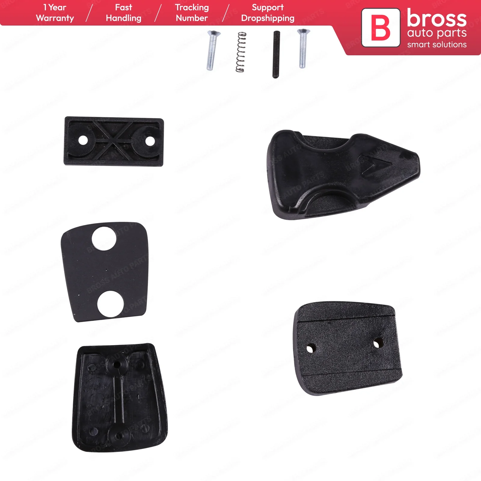 Bross автозапчасти BCF46 1 шт. скользящая вентиляционная оконная защелка черный 1C14 22996