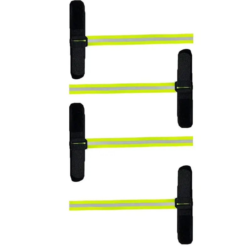 

Handcuffs Glove Strap 4PCS Reflective Sport Glove Safety Strap Ski Gloves Elastic Wrist Handcuffs Mountaineering Ski Accessories