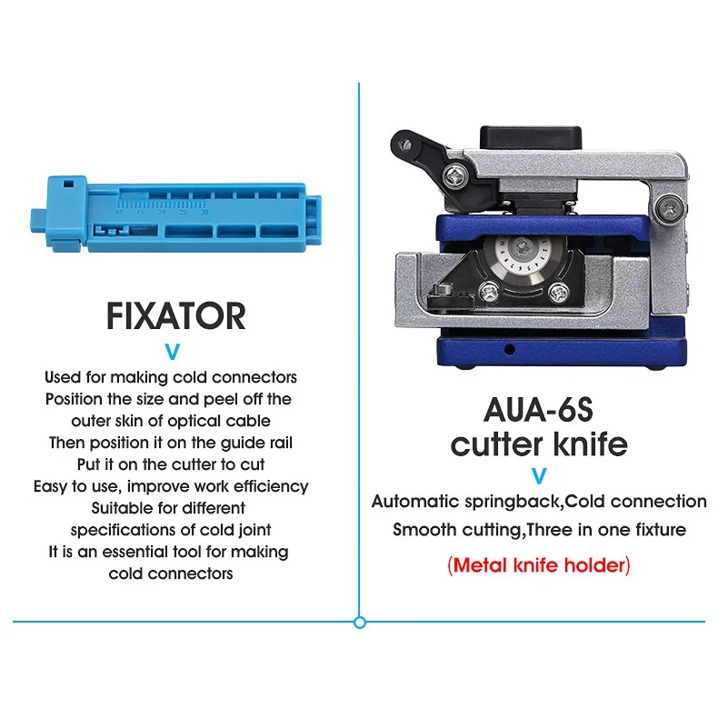 fiber optic quick connector FTTH Fiber Optic Tool Kit with Fiber Cleaver -70~+10dBm Optical Power Meter Visual Fault Locator 10mw dual band wifi router