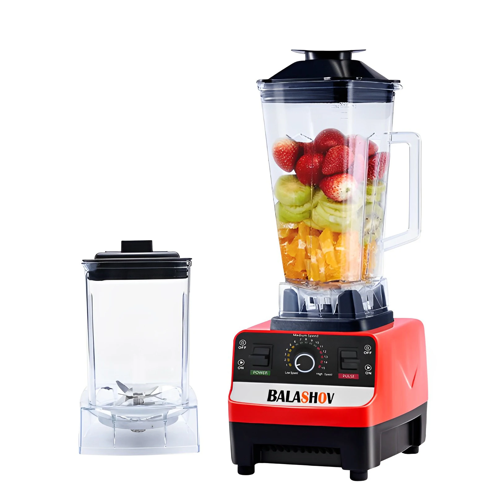 Professional Blender, Blenders for Kitchen Max 4500W High Power Home and  Commercial Blender with Timer, Heavy Duty Ice Blender 68 OZ Smoothie Maker  for Crushing Ice, Frozen Fruit, ect(red) 