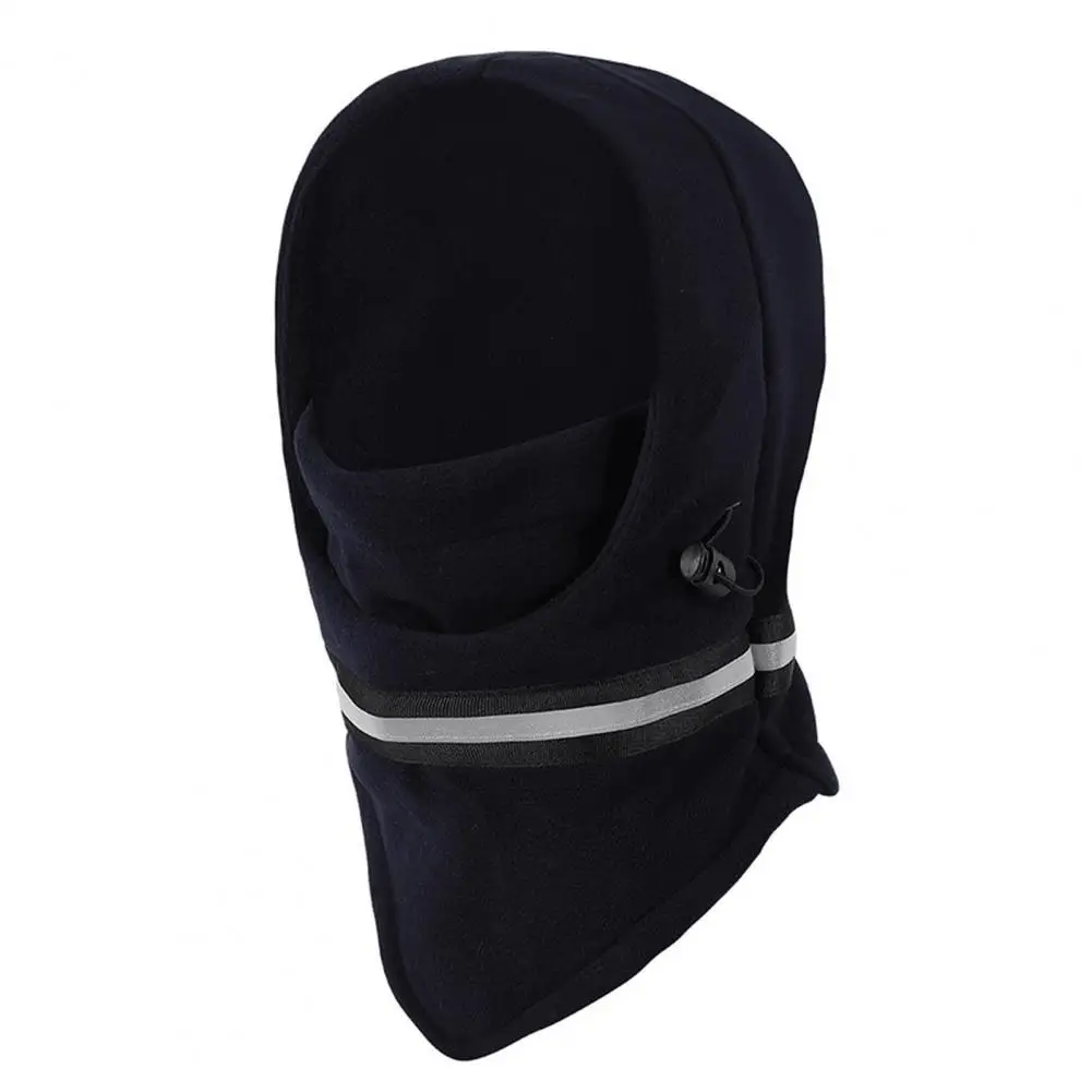 

Neck Warmer Cover Thick Reflective Strip Comfortable Fleece Head Face Neck Winter Neck Cover Hat for Outdoor