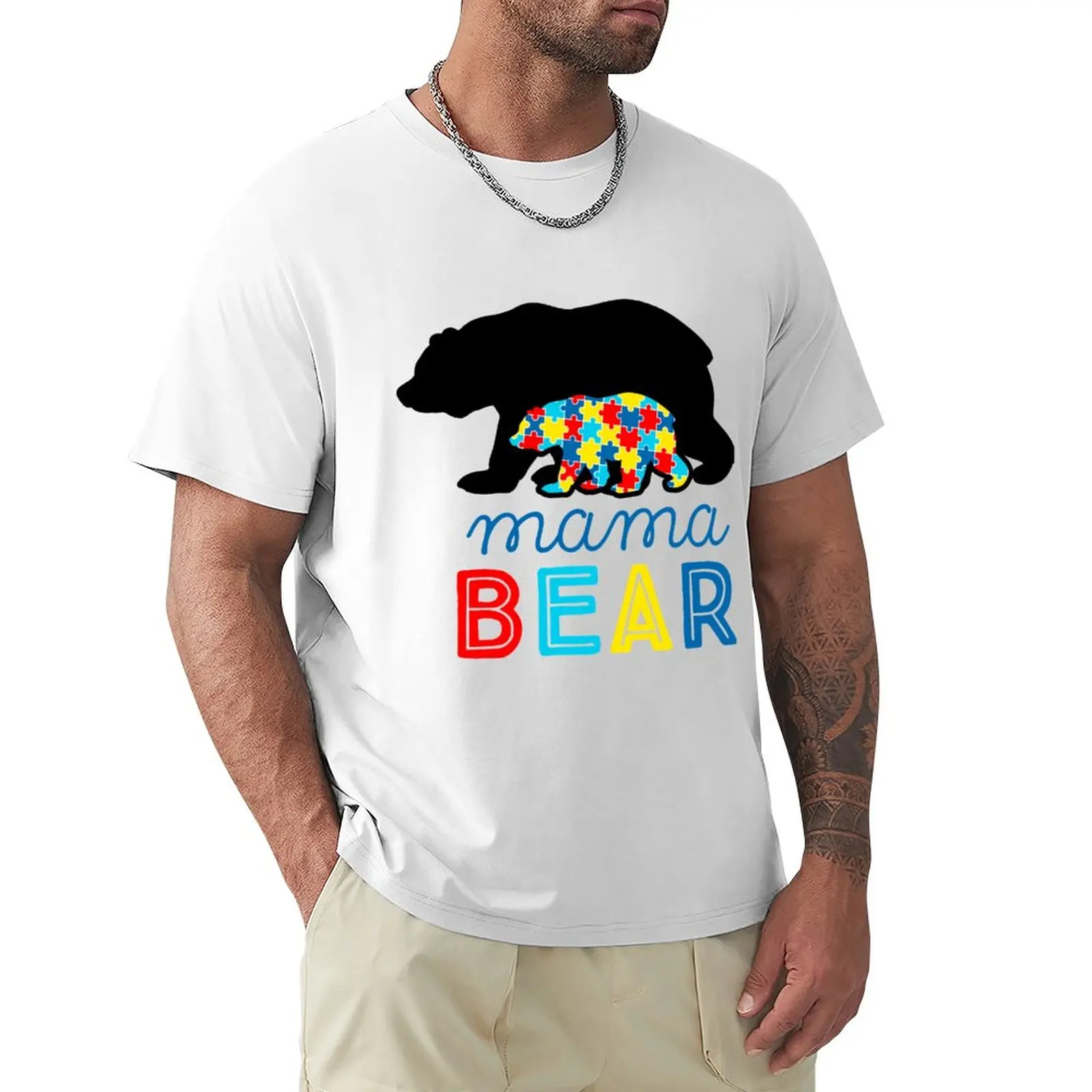 

Autism Awareness T-Shirt plus size tops tees blanks mens clothes