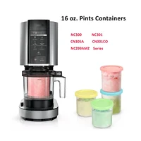 4PCS Ice Cream Pints and Lids for Ninja Creami NC301 NC300 NC299AMZ Series Ice Cream Storage Containers Food Freezer 1