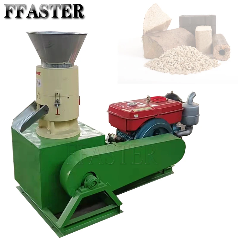 

Biomass Wood Pelletizer Fuel Pellet Pressing Extruding Machine Maker