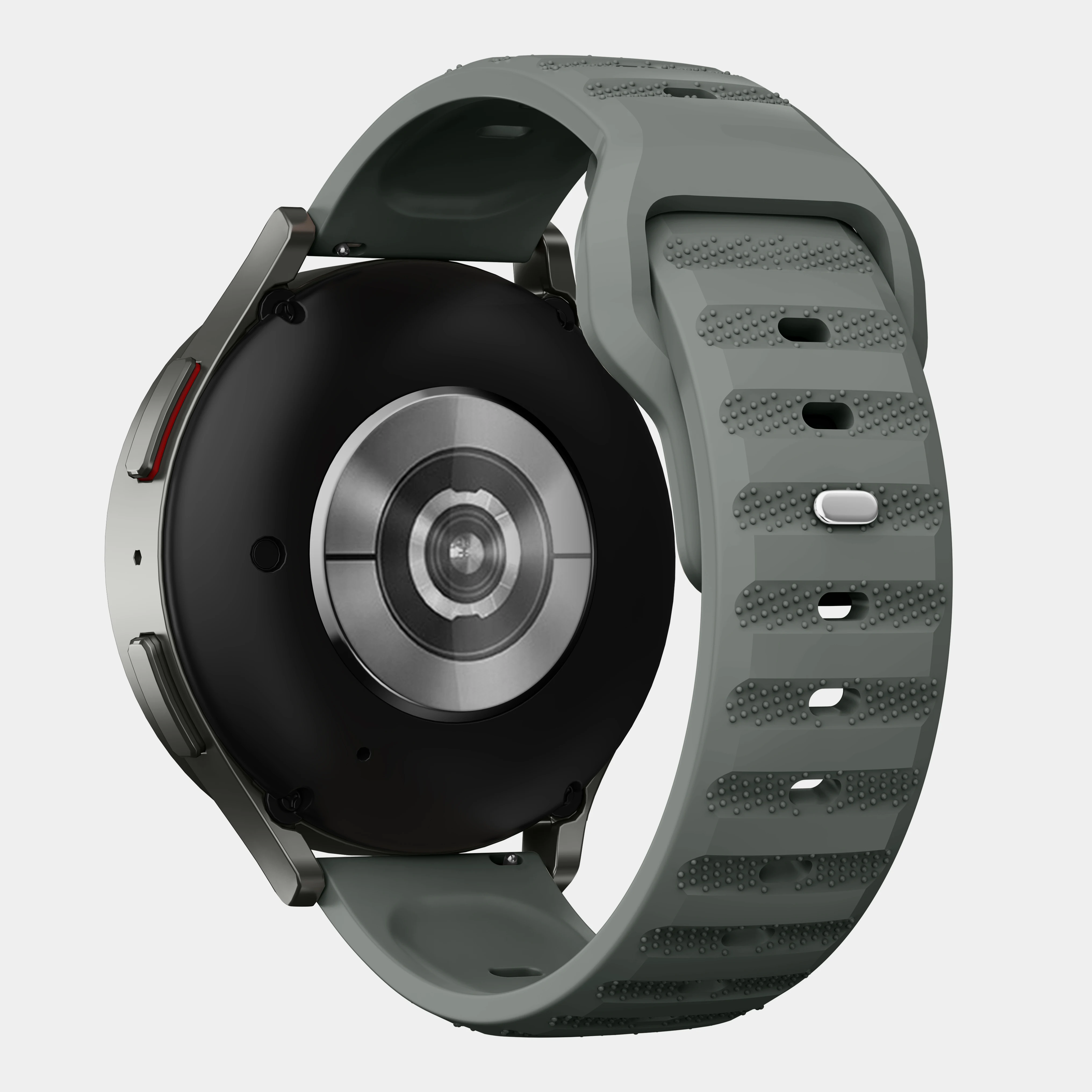 Breathable Silicone Watch Band - Soft and Versatile 22mm/20mm Strap