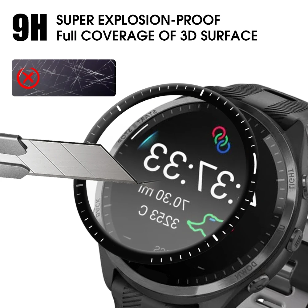 Flexible HD Clear Anti-Scratch Shatterproof Watch Screen Protectors
