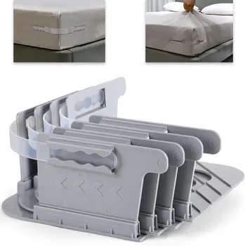 Lock Bed Sheet Holders for Corners - Bed Sheet Holder Straps Fit for All Mattress Types, Easy Installation Sheet Clips, 4pcs