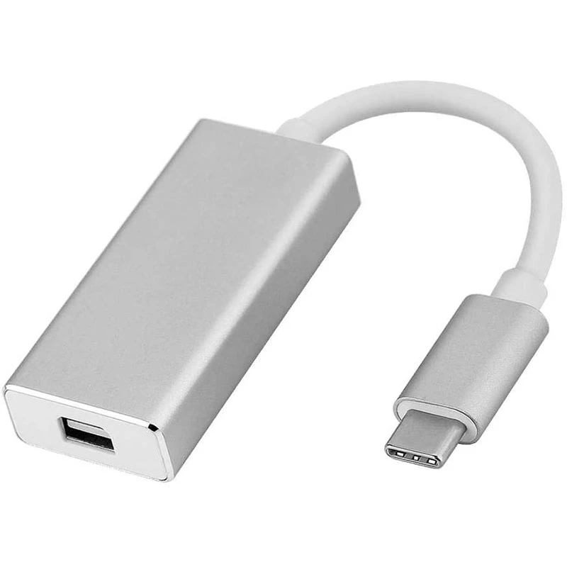 Adattatore Dp Da Usb3.1 Type-C A Mini Display Port, Convertitore Da Usb-C A Mini Dp Connettore Maschio Usb Type-C, Per Mac Book