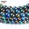 Clearance A++ Natural Azurite Chrysocolla Loose Beads for Jewelry Making Bracelet Stone Beads DIY Accessories 6 8 10mm 1