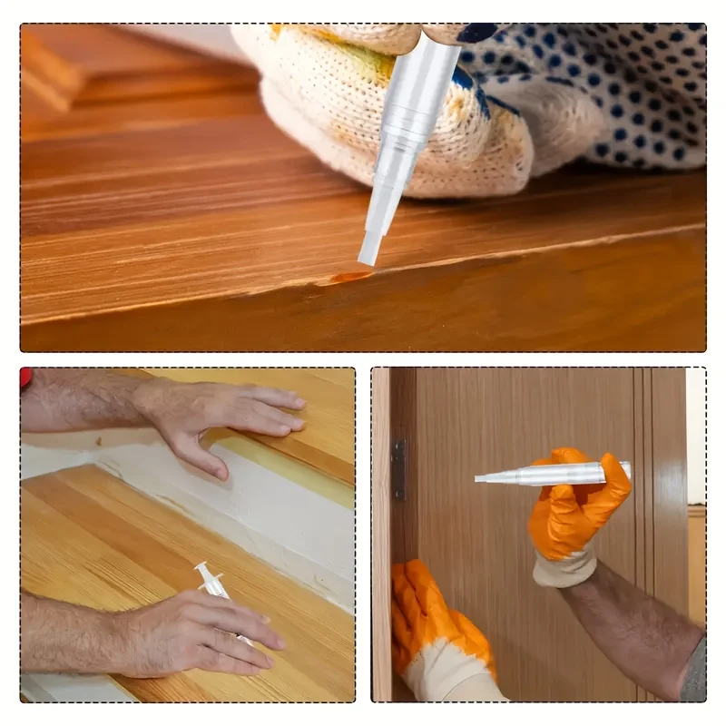 6개, 벽 수리 페인트 브러시 - 벽, 가구, 캐비닛, 나무 바닥, 창문 및 흠집 커버용 교체 가능한 페인트 브러시