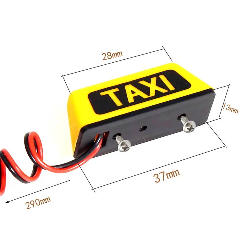 A03E-TAXI 자동차 지붕등 RC카 1/10 RV 1/8 클라이밍 차량 오프로드 차량 DIY 개조 RC카 R160