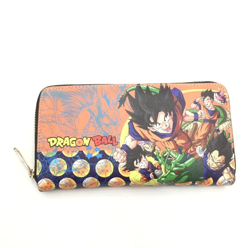 

Dragon Ball Son Goku PU Waterproof Wallet Bulma Fashion Creative Foldable Multifunctional Card Holder Coin Purse Boys Gift