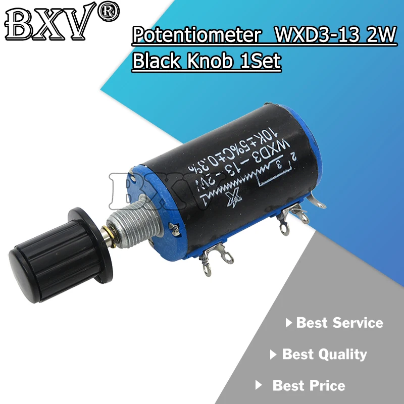 

(1 шт. WXD3-13 2 Вт потенциометр + 1 шт. черная ручка) 100 200 220 1K 2,2 K 3,3 K 4,7 K 5,6 K 10K 22K 33K 47K 6,8 K Ом WXD3-13-2W
