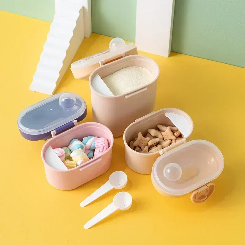 Baby Milk Powder Box Infant Feeding Container Newborn Food Storage Box Powder Dispenser Kid Meal Toddler Snack Portable Grade baby food storage containers portable food storage box baby milk powder dispenser