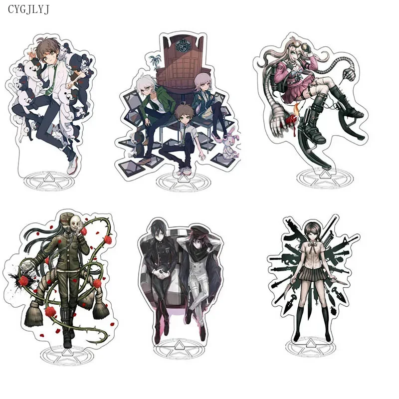 50 Autocollants Vinyle Danganronpa - Imperméables, Réutilisables - Taille 2 à 8.5 Cm - Pour Décorer Ordinateur, Skate, Valise, Voiture - 14