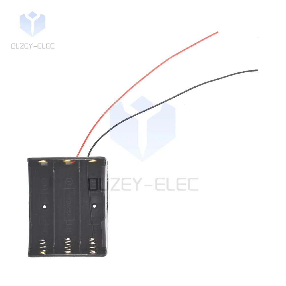 18650 전원 은행 케이스 2/3/4 슬롯 3.7V DIY 배터리 저장 상자 플라스틱 배터리 케이스 연결 리드 병렬 배터리 상자