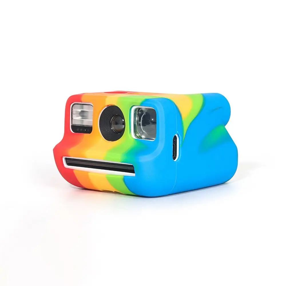 Lanyard Silicone Case Slim Fit Shockproof Instant Film Camera Skin - Wear Resistant & Waterproof