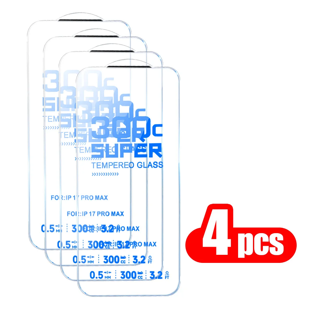 Crystal Clear Tempered Glass Screen Protector - 1 to 5 Pack