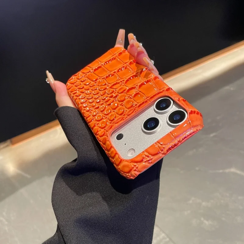 Luxury Crocodile Pattern Phone Case For Iphone Pro Max Plus Mini_voghion.com