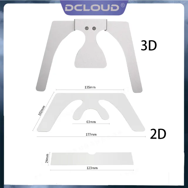 Dental Orthodontic 2D/3D Occlusal Plane Plate Maxillary Casting Jaw Fox Teeth Mouth Guard Position Autoclavable Dentist Tools