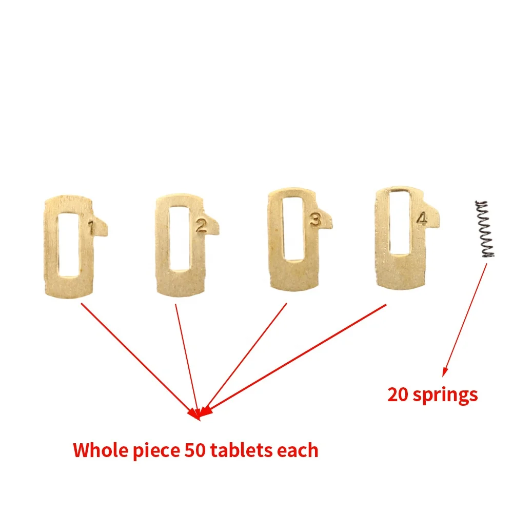 Рисунок 3 - Латунная пластина замка двойного