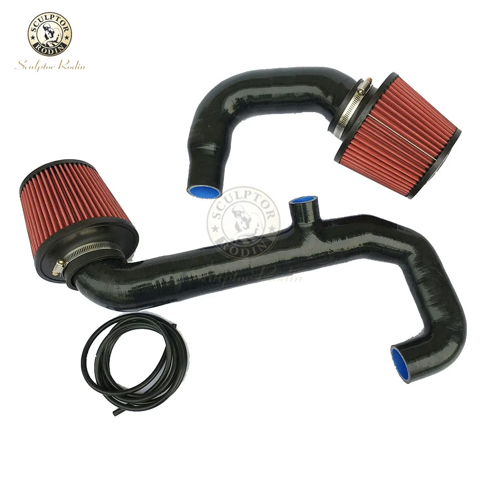 

Relocated High Flow Inlet Intake +Air Filter Kit For BMW LHD 135i 335i 335is E90 E91 E92 E93 2007-2010