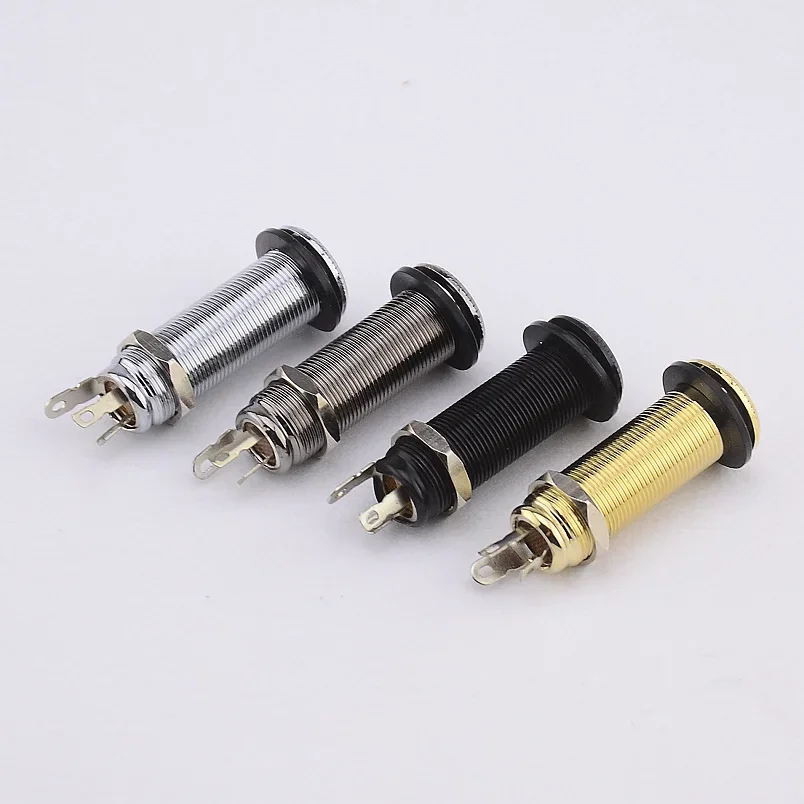 Guitar Tool 1 Piece GuitarFamily Stereo Long Threaded Output Jack Electric Guitar Bass